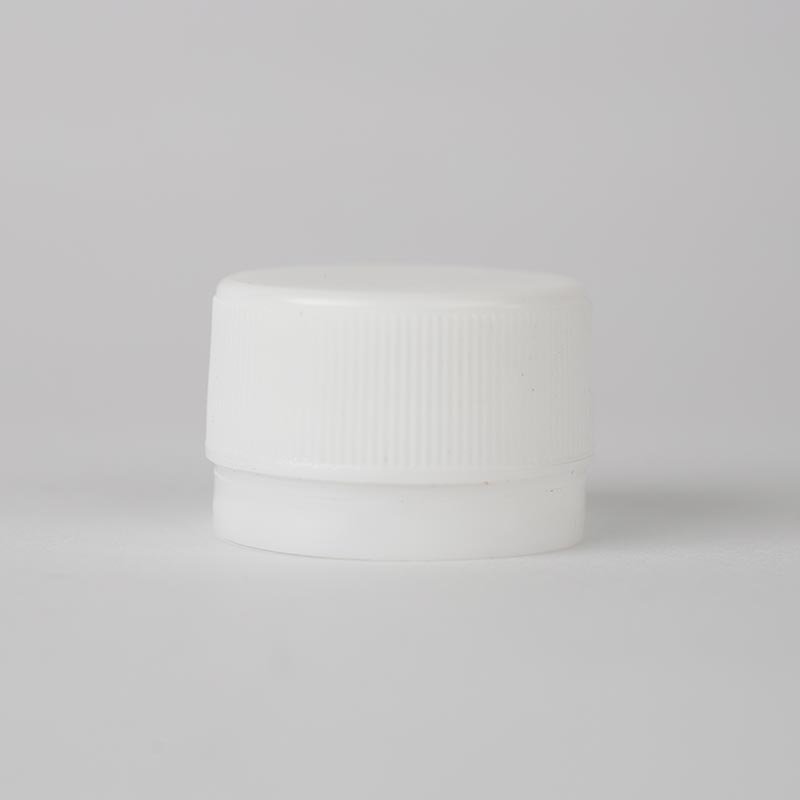 tapa blanca para botellas plásticas