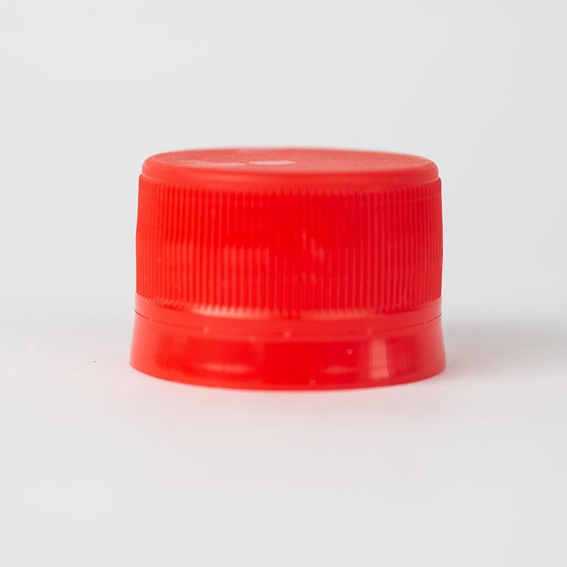 tapa roja para botellas plásticas